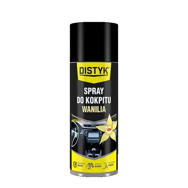 Spray do kokpitu antystatyczny WANILIA – połysk i ochrona plastiku 400ml