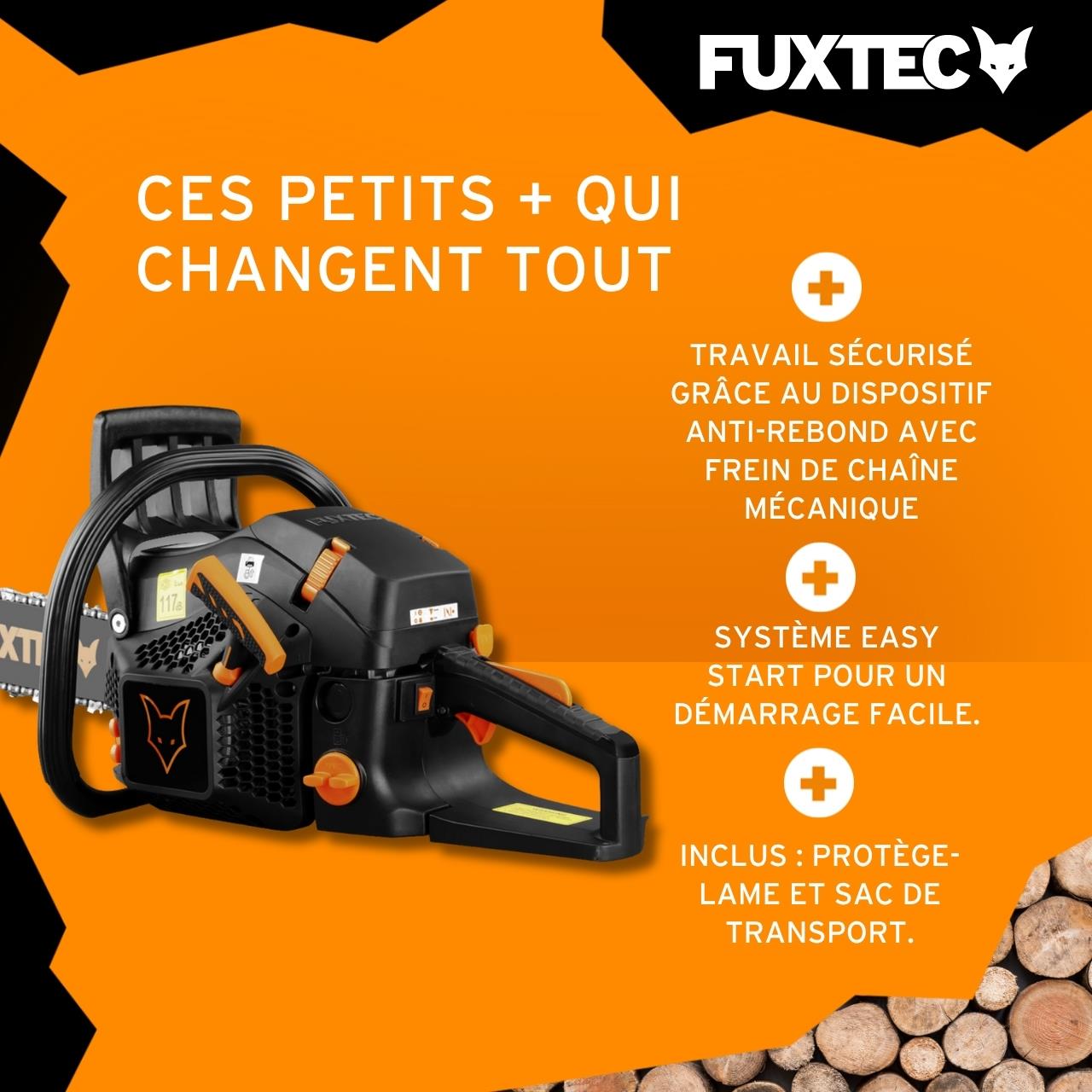 Tronçonneuse thermique - FUXTEC FX-KS255 - 54cm3 18 pouces Black Edition - 4