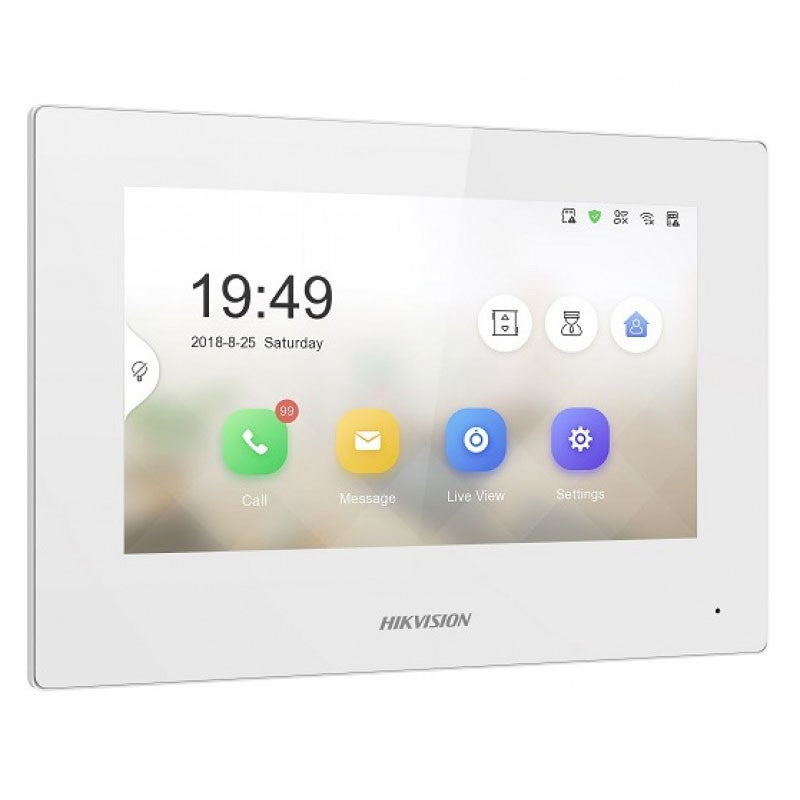 HIKVISION DS-KH6320-WTE1 DISPLAY 7″TOUCH POE NERO | Leroy Merlin image.