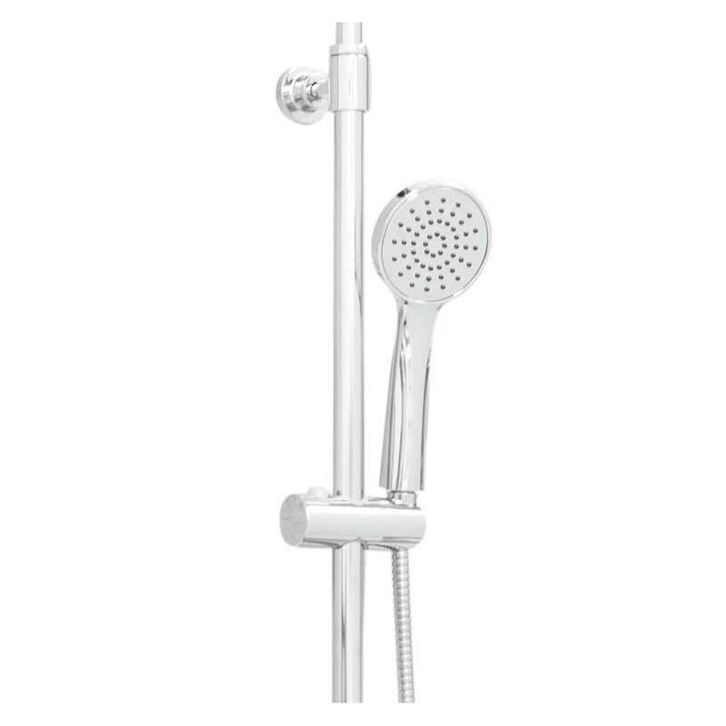 Colonne de Douche DUERO Chromée - Ensemble de Douche Design Moderne avec Douche de Tête et Douchette à Main - 3