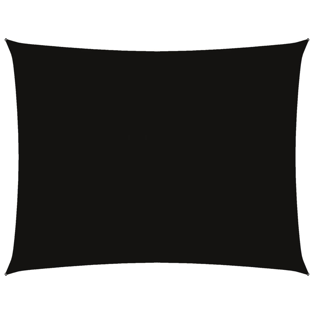 Voile de parasol tissu oxford rectangulaire 3,5x4,5 m noir vidaXL - 2
