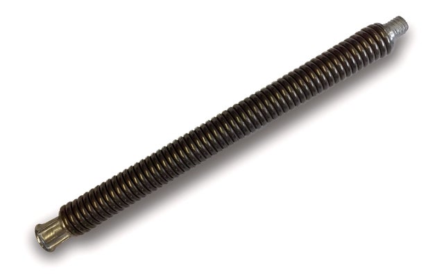 Ressort de départ flexible | Acier 230x20 mm | Embouts 12x175 | Adaptable sur hérissons et cannes de ramonage | Cheminées, conduits, poêles, chaudière
