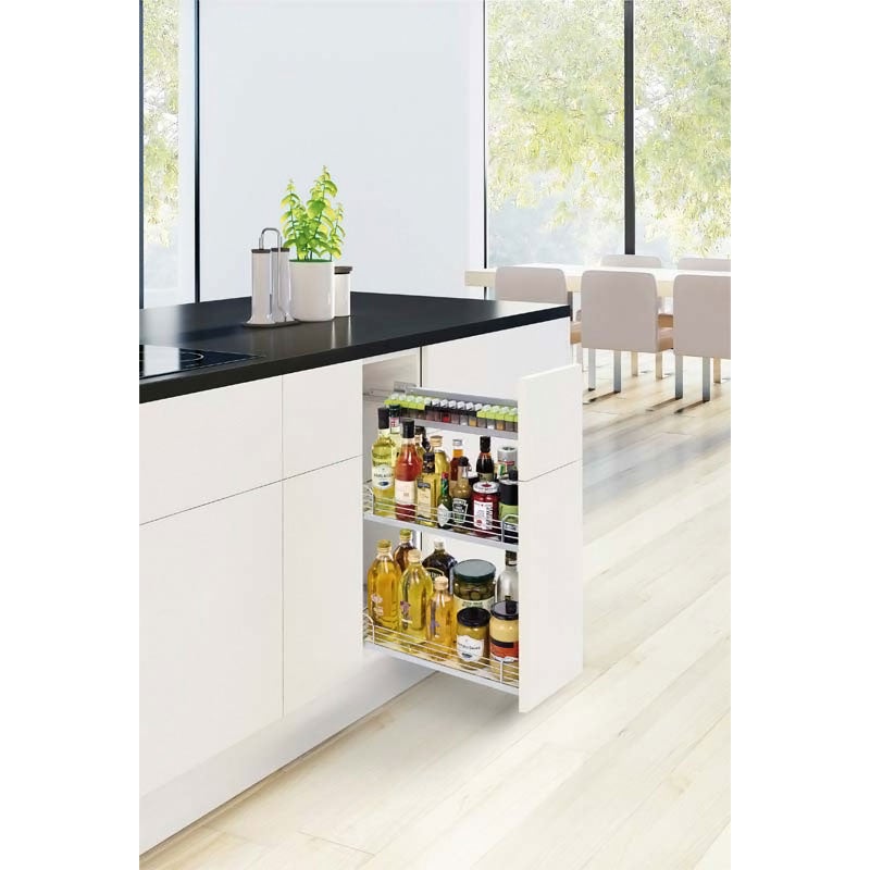 Tablette métal comfort ii - Décor : Blanc - Hauteur : 76 mm - Profondeur : 133 mm - Largeur : 479 mm - KESSEBOHMER - 2