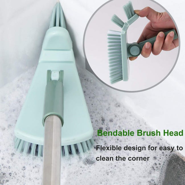 Spazzola per il bagno, spazzola per la pulizia, allungabile 2 in 1 per Spazzola per il bagno, spazzola per la pulizia, allungabile 2 in 1 per