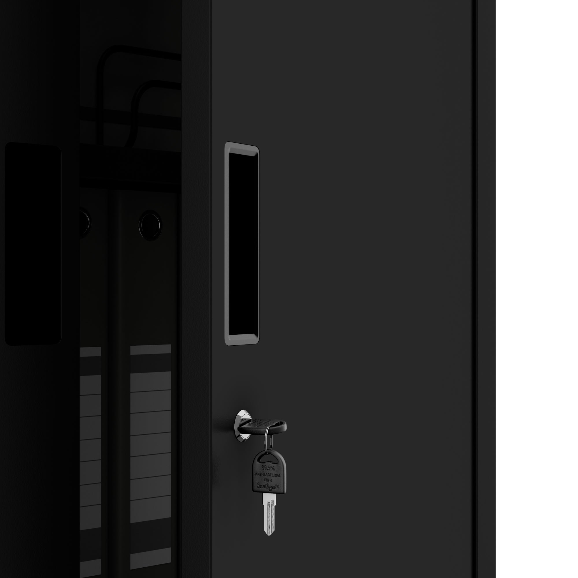 Armoire Métallique Compacte JAN Noire RAL9005 175x80x40 cm - 5