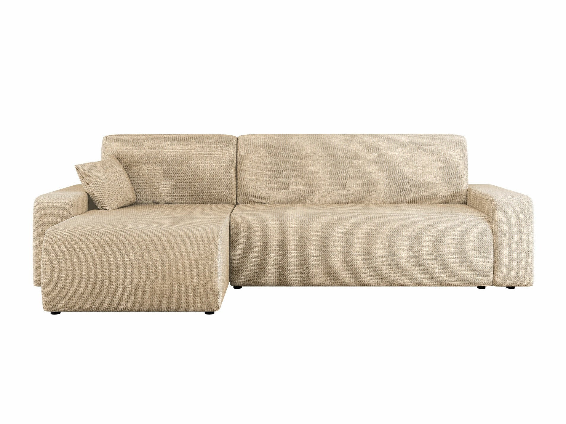 Canapé d'angle Shelton 102, Crème, Disponible, 244x145x82cm | Leroy Merlin