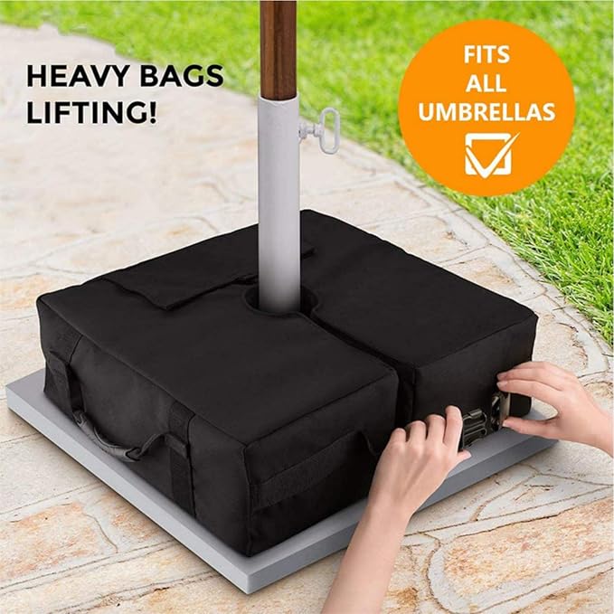 ValueHall Sacchi di Sabbia per Gazebo 4pz Sacchi per Pesi per Fissaggio Stabilizzazione di Tettoia Tenda da Sole Rifugio Esterno Tendone V7059E | Leroy Merlin