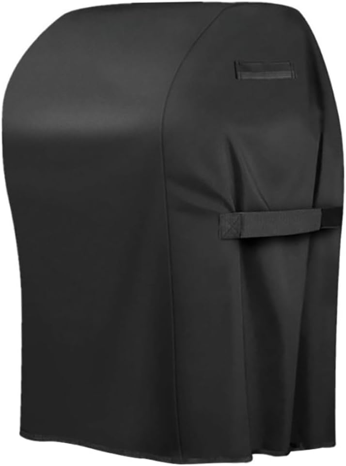 Czarny pokrowiec na grill, 66 x 76 x 109 cm, odporny na deszcz, kurz, śnieg, słońce i wodę.