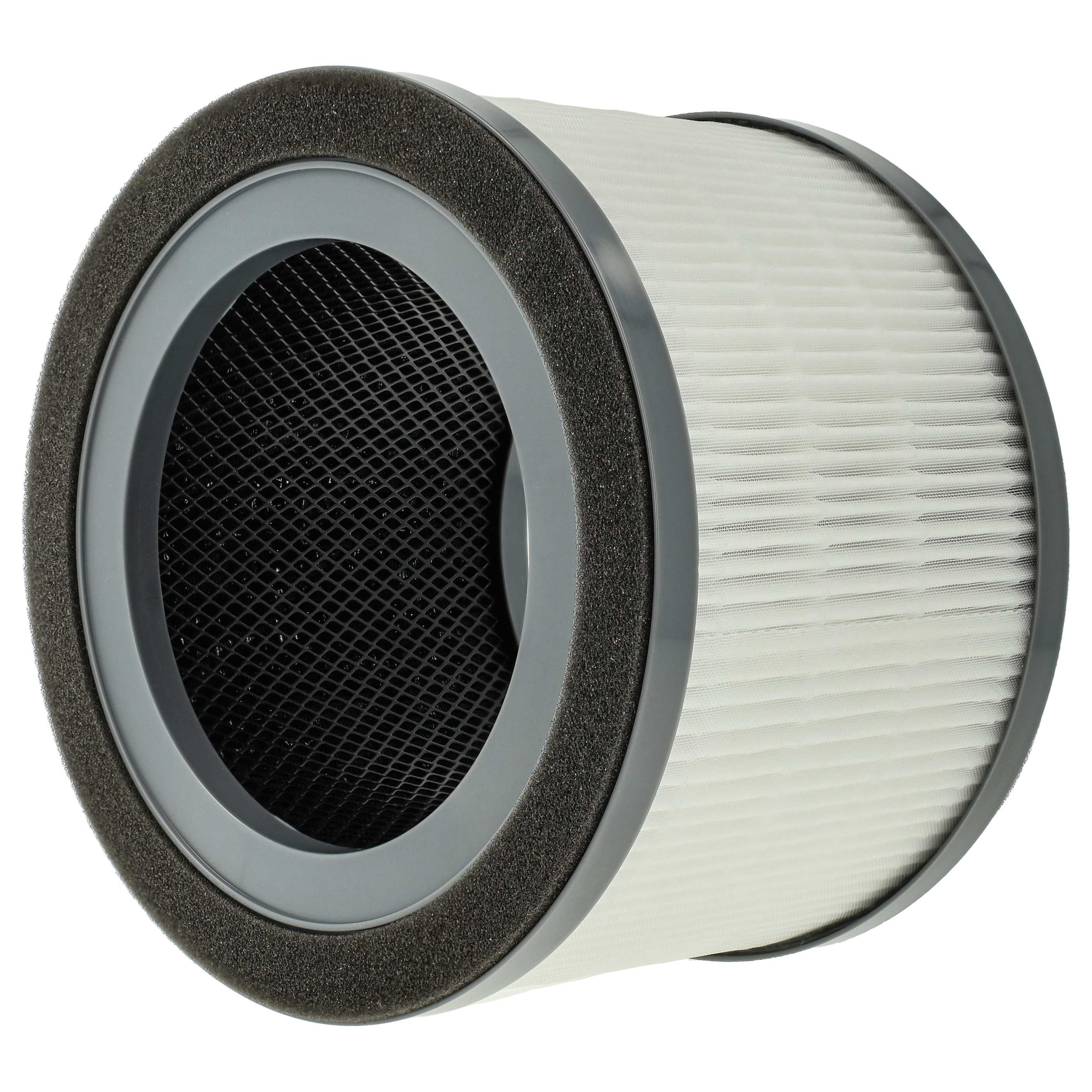 vhbw filtro dell aria compatibile con Levoit Vista 200 depuratore dell aria Filtro combinato prefiltro HEPA carbone attivo