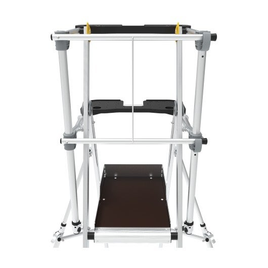 TUBESCA-COMABI - Plateforme Individuelle - SHERPAMATIC - Garde-Corps lisses - 7 marches - 2