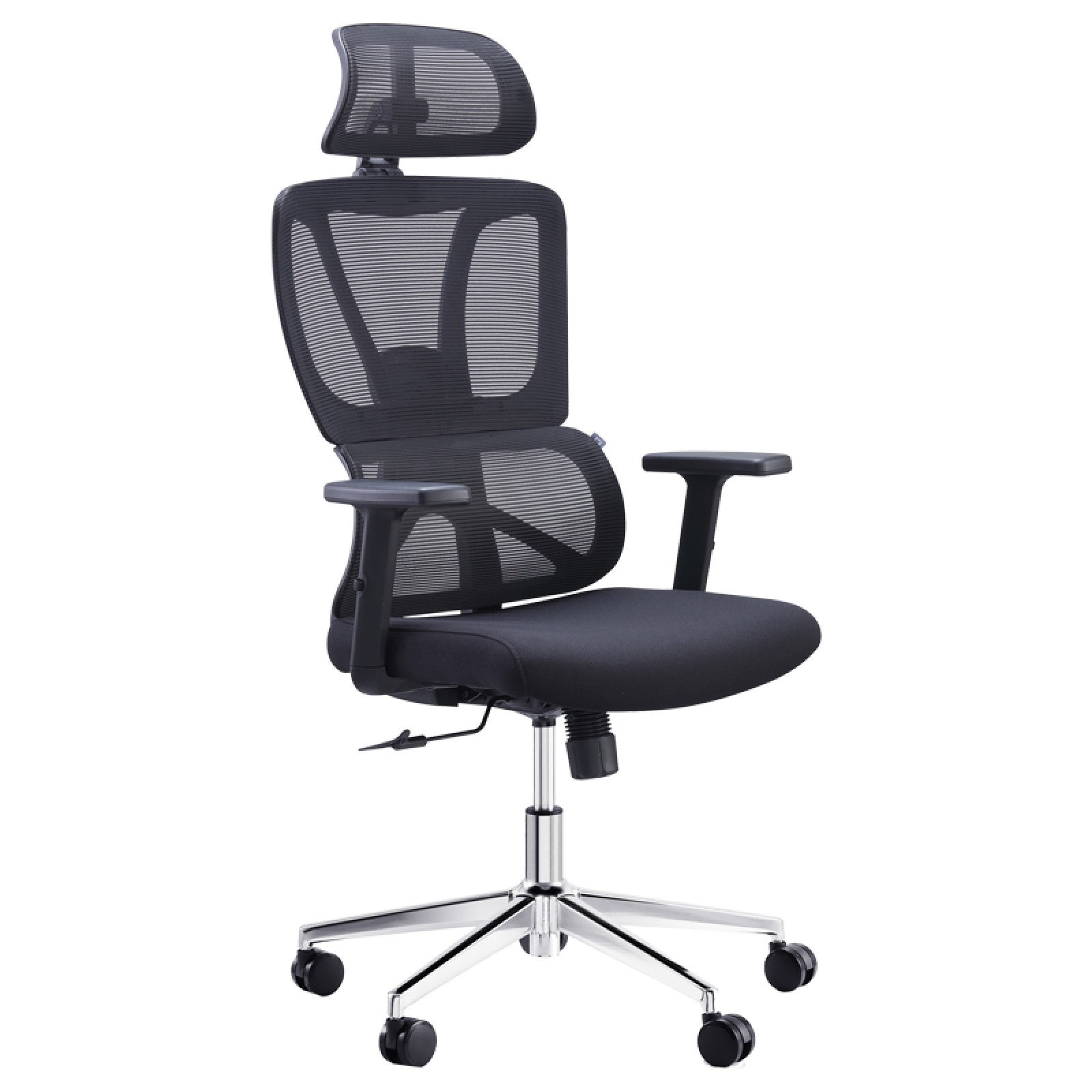 Chaise de bureau ergonomique - Rattantree Fauteuil de bureau - Hauteur réglable - Pivotante Double Rembourrage Epais - Gris foncé - Maison