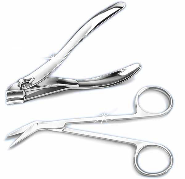 Ciseaux Pédicure + Coupe-ongles