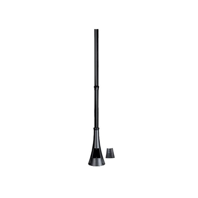Mât avec trappe de visite - Ø 60mm - Hauteur 2,50m - Noir