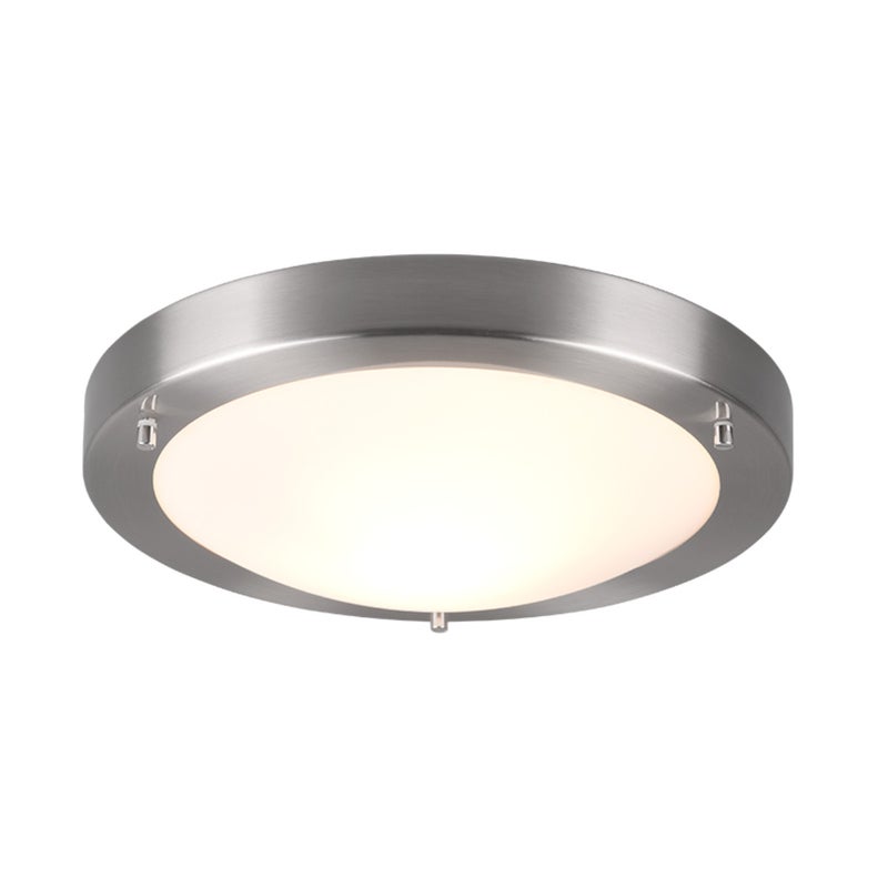 Plafon CONDUS srebrno-biały 1xE27x40W wym:8x31,5x31,5cm IP44 Trio