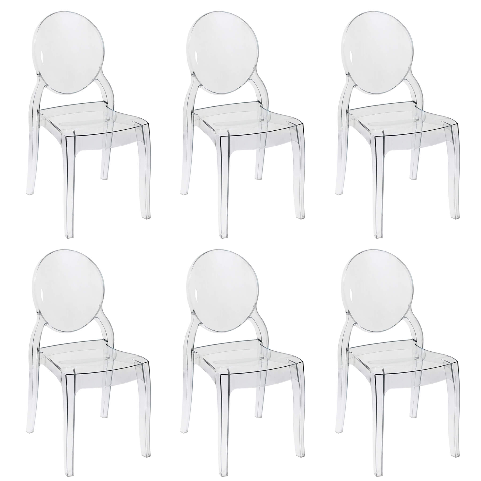 Set Di Sedie Moderne Di Design In Policarbonato