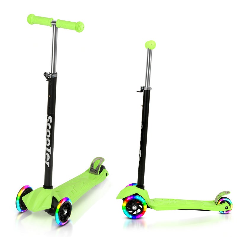 Monopattino Pieghevole Per Bambini E Adulti – Portata 100kg, Ruote 20cm, Altezza Manubrio Regolabile (88-99cm), Leggero E Sicuro
