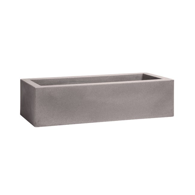 Soucoupe rectangulaire en résine cm. 120 Tortora Soucoupe rectangulaire en résine cm. 120 Tortora