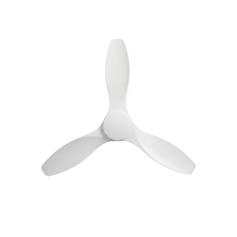 Ventilateur de Plafond 3 Pales LED Ø121cm 48W CCT avec Télécommande Blanc - 120 deg - Switch 3000-4000-6500K - 3