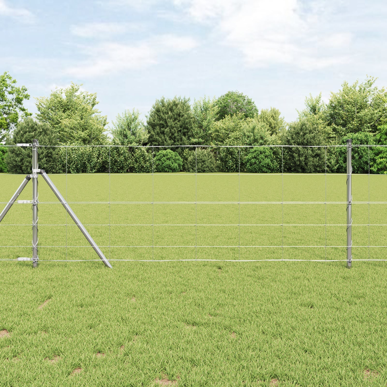 Słupek ogrodzeniowy. Galwanizowany 100 x 0,8 m Stal vidaXL