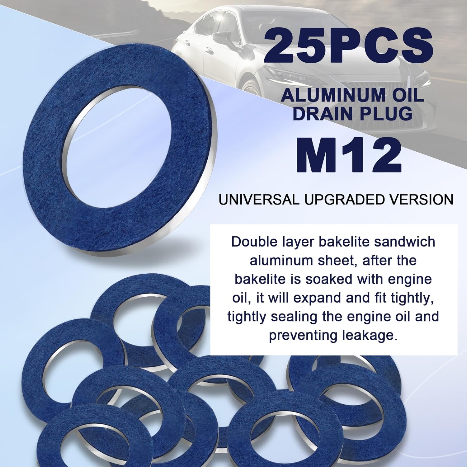 10 Juntas Tapón Drenaje Aceite Aluminio 12x21x1.8mm: Reemplazo 90430-12031 Para Toyota Y Lexus