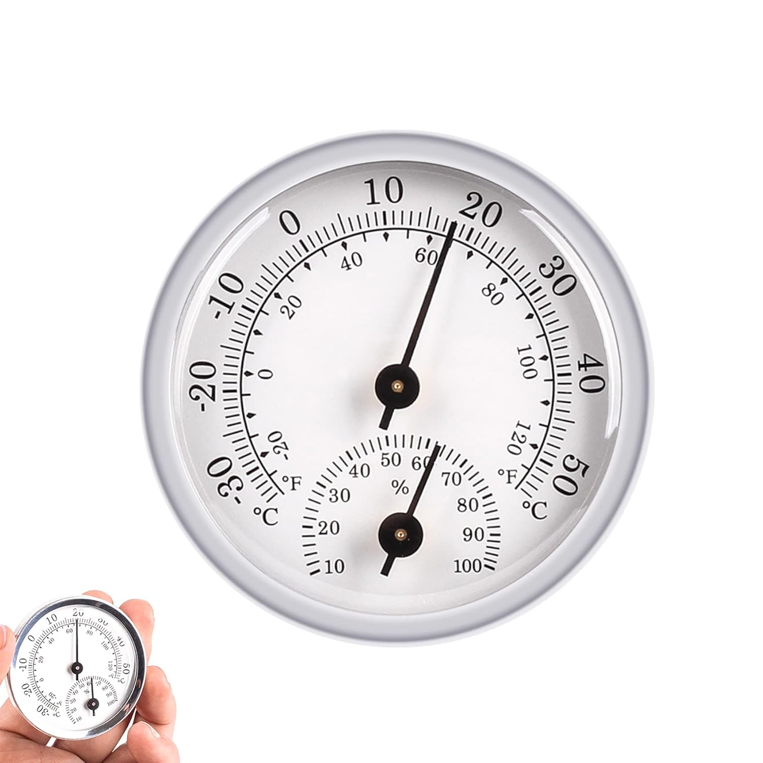 Higrometr, termometr, monitor wilgotności i temperatury, termometr wewnętrzny i higrometr wewnętrzny do niezawodnej kontroli temperatury