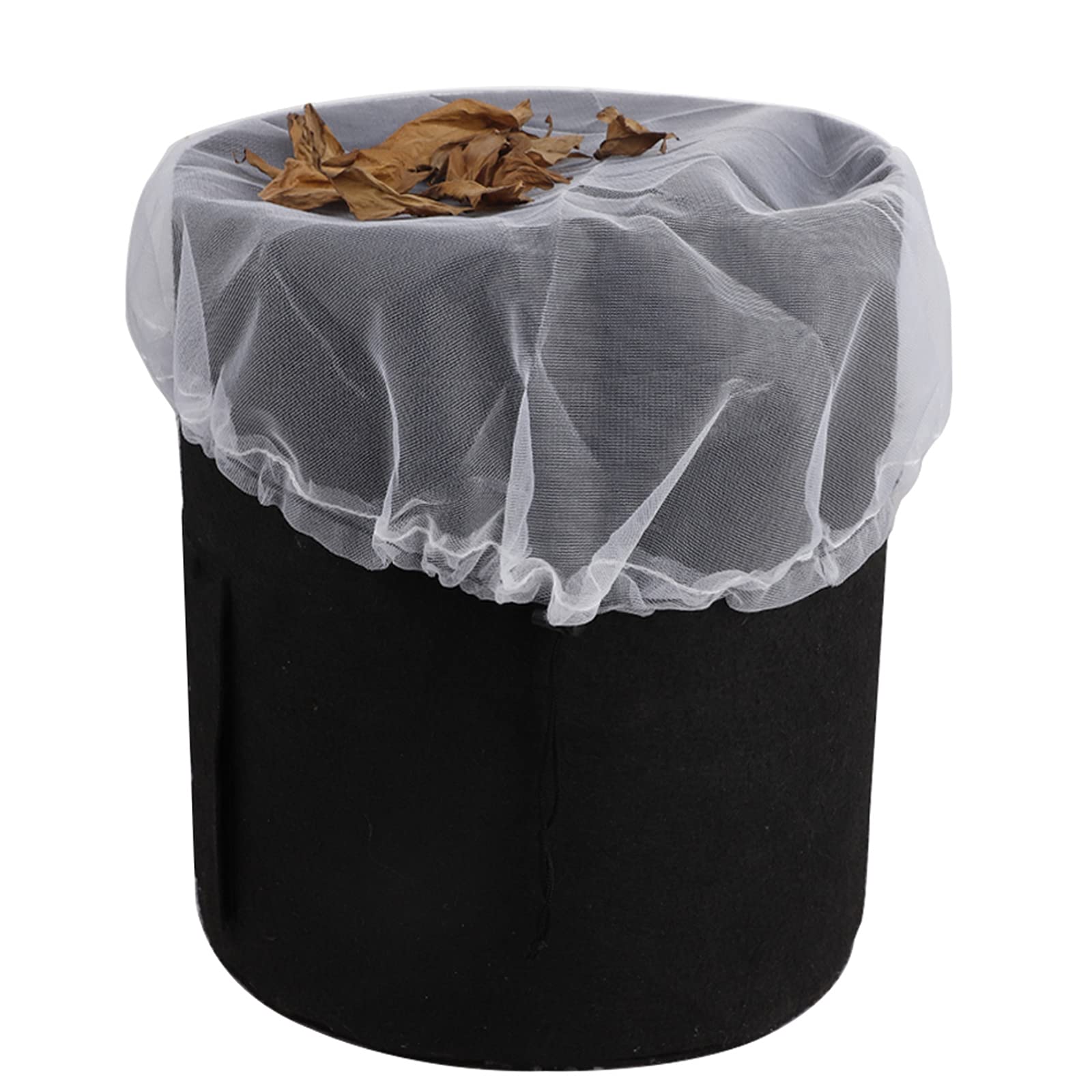 Pokrowiec na beczkę deszczową ze ściągaczem, 3 sztuki, do wiader ogrodowych, siatka, Ø 95 cm - 3