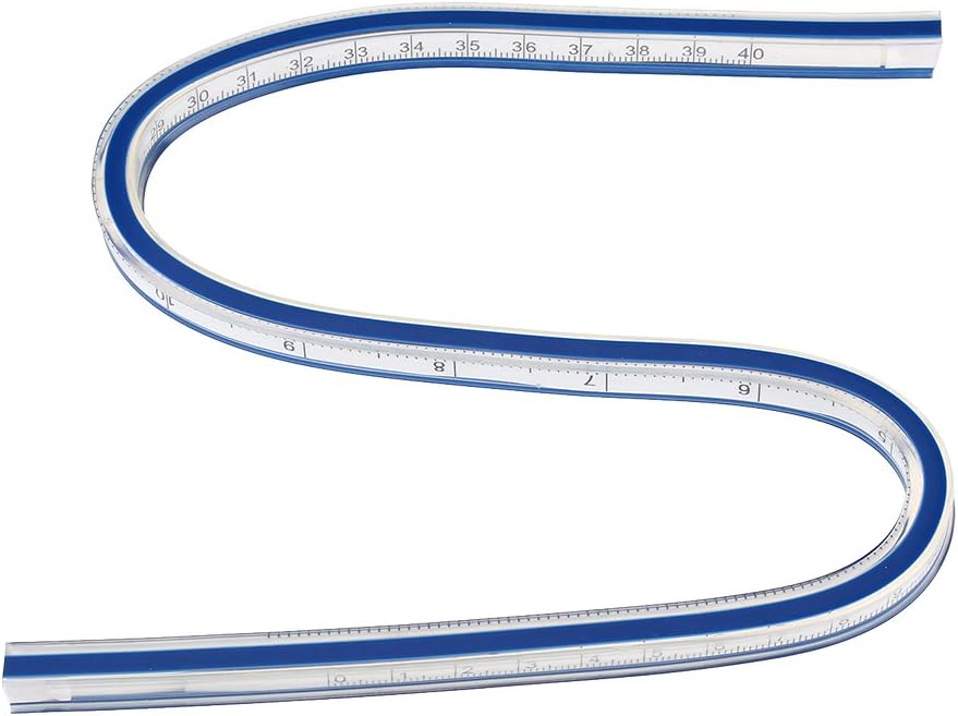 Narzędzie do tworzenia niestandardowych krzywych elastycznych, do rysowania wykresów czasowych i odzieży (40 cm)