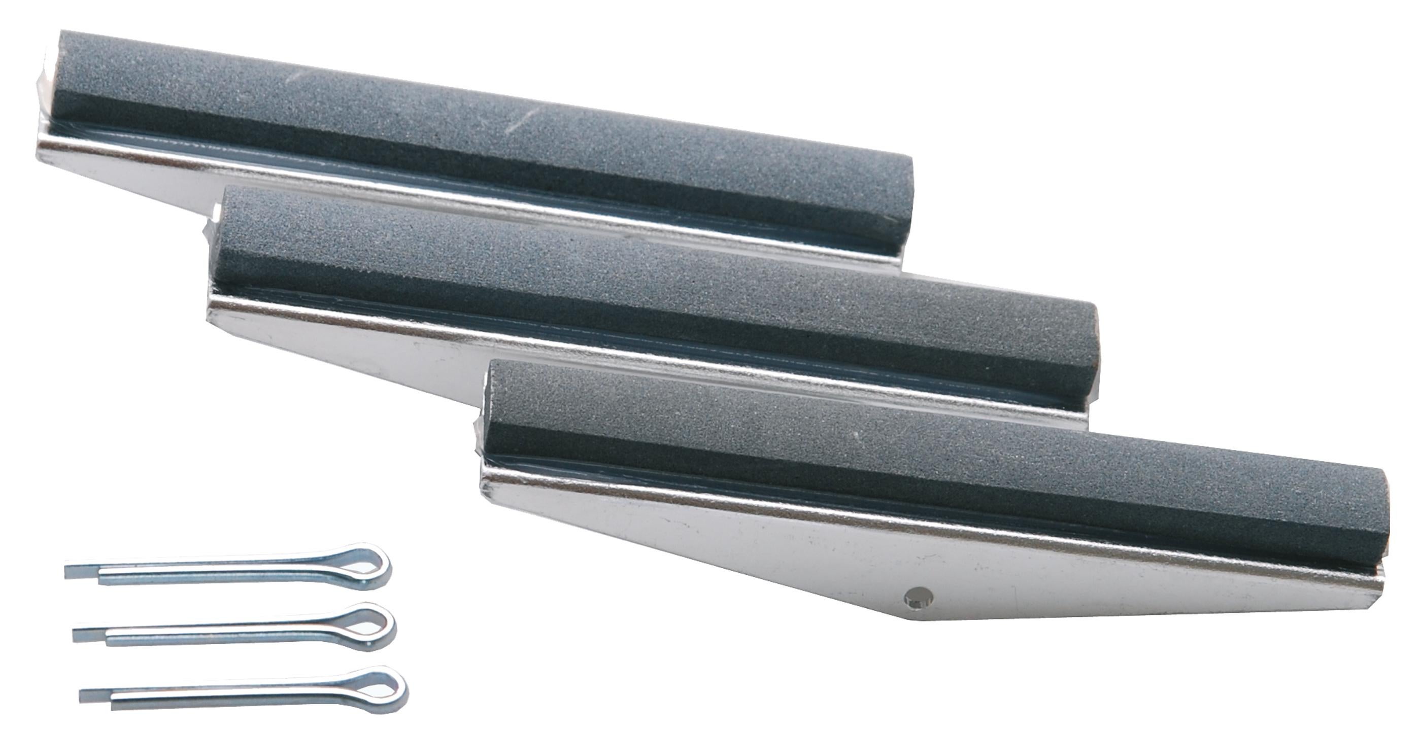 BGS 1257 | Ganasce di ricambio per levigatore cilindro freni per BGS 1157 | ganasce 100 mm | K 280 | 3 pz.