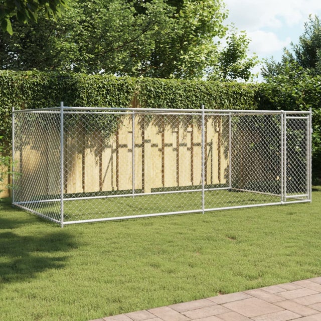 2 pezzi) Cartello Attenzione ai cani per recinzione, 25,4 x 9,9 cm