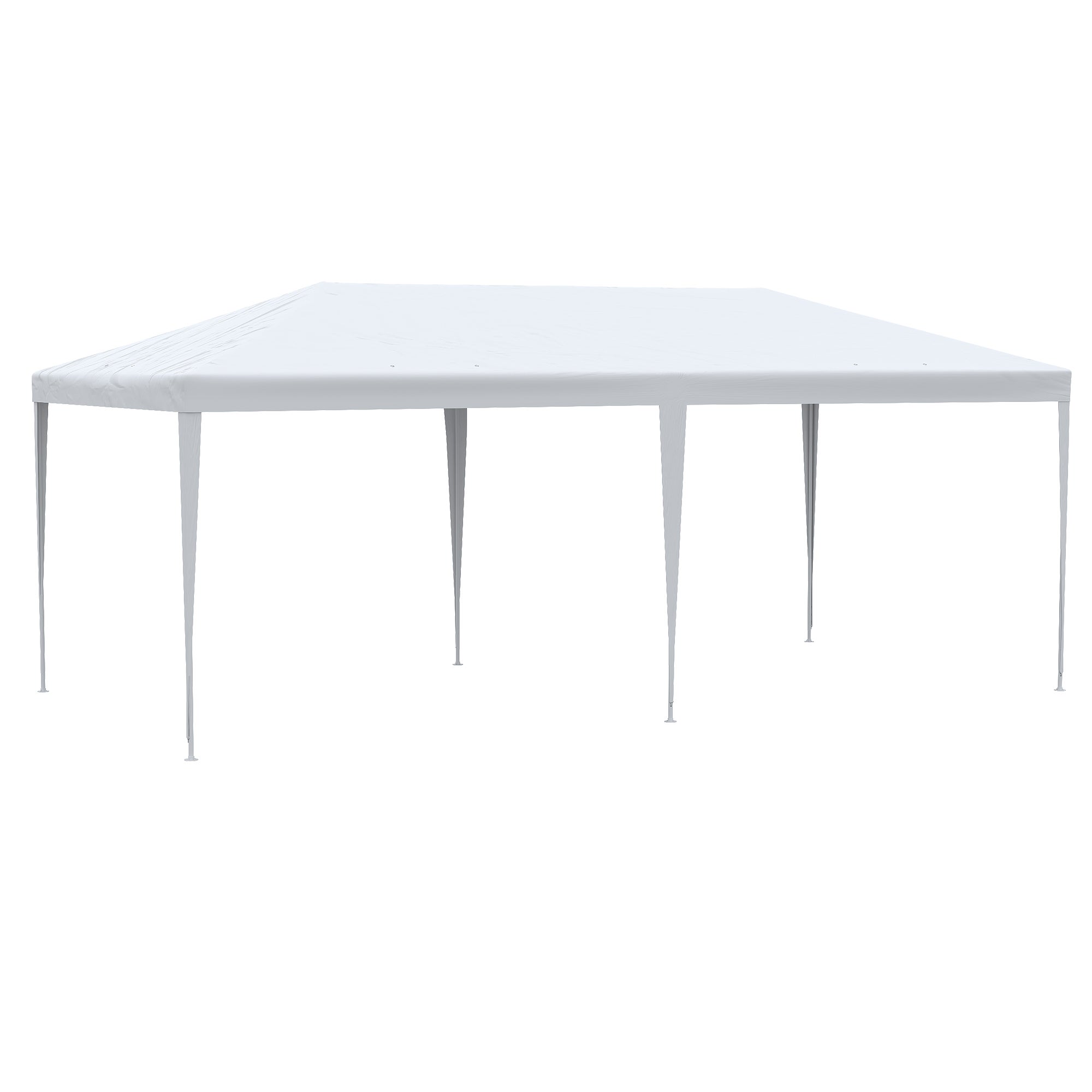 Carpa de Jardín Outsunny 585x295x255 cm Blanco - 5