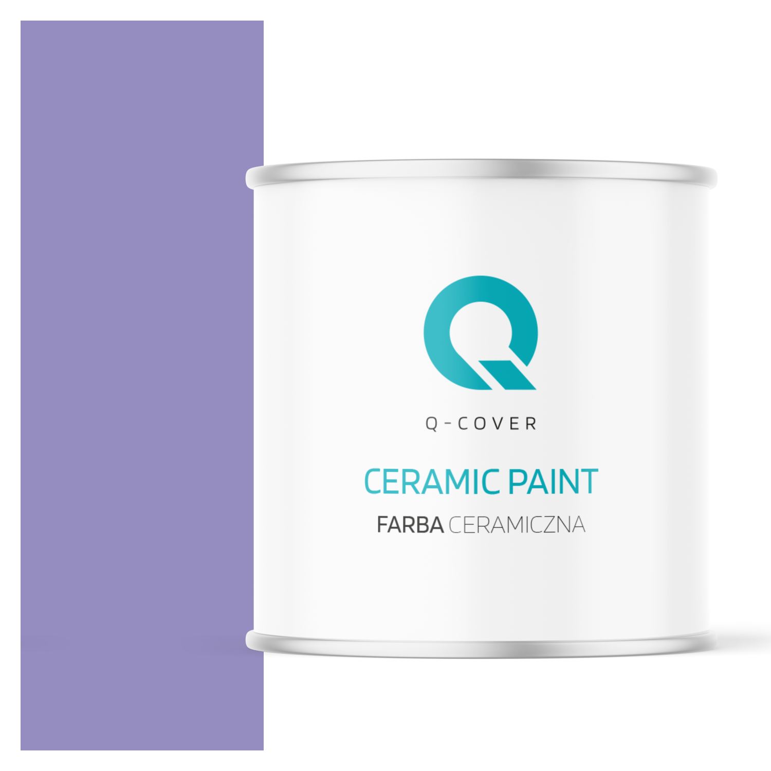 Farba Ceramiczna Do Ścian i Sufitów Q-Cover Lawendowy H2629 Głęboki Mat 2L