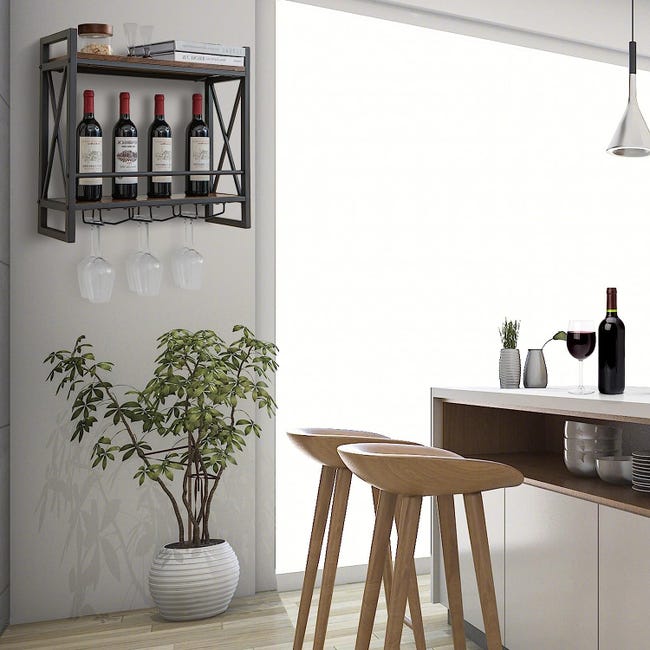 Portabottiglie da Vino Nero da Soffitto, Portabottiglie da Vino da Appendere al Soffitto, Bar da Casa in Ferro, Calici da Champagne, Bicchieri da Cucina, Scaffali Organizzatori Galleggianti Portabottiglie da Vino Nero da Soffitto, Portabottiglie da Vino da Appendere al Soffitto, Bar da Casa in Ferro, Calici da Champagne, Bicchieri da Cucina, Scaffali Organizzatori Galleggianti