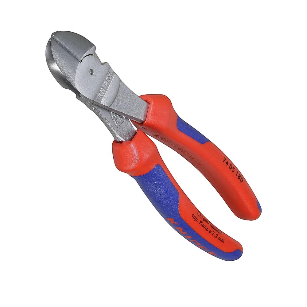 Obcinaki Knipex chromowane ze stali chromowo-wanadowej 180 mm wysoka wydajność
