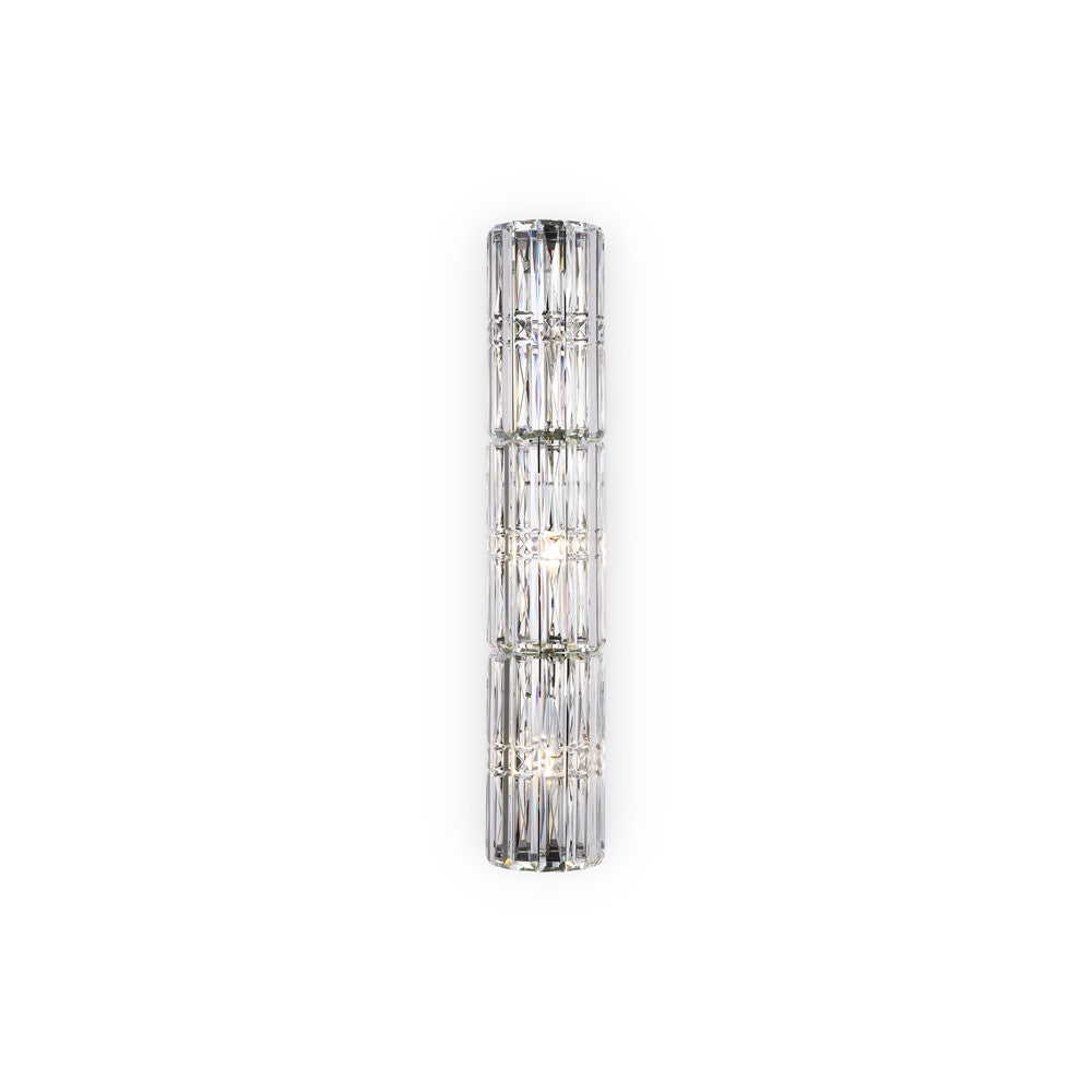 Kinkiet ścienny Facet chromowany transparentny 3xE14x60W szkło kryształowe wym: 75,2 x 13 cm kryształ IP20 Maytoni