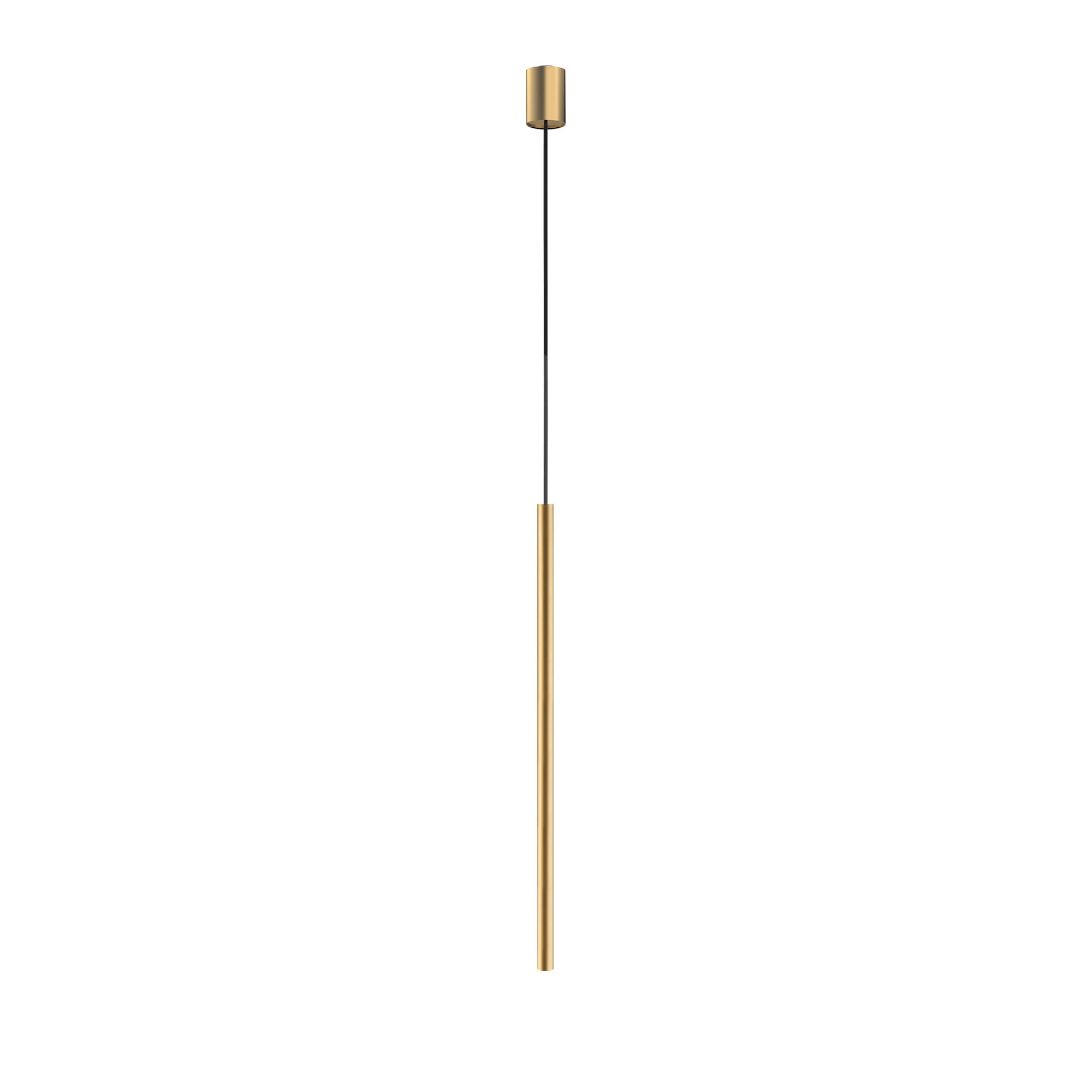 Lampa wisząca Laser satynowa złota 1xG9x10W wym: 205 x 5,5 cm metal Nowodvorski Lighting