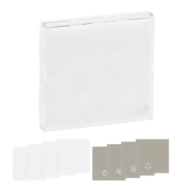 Touche avec Étiquetage pour Interrupteur LEGRAND Niloé Step 864111 - Blanc - PC