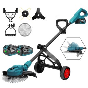 Roue Réglable Universelle Pour Débroussailleuse – Support Stable Et Ergonomique Pour Trimmer & Coupe-Bordure