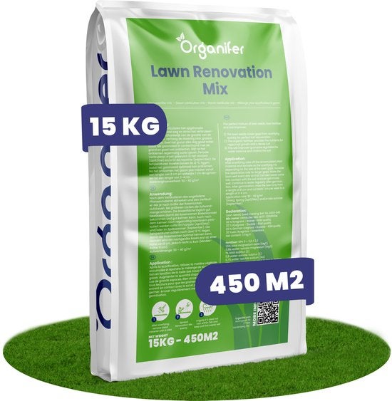 Mélange De Scarification - Rénovation De Gazon - 15Kg Pour 450M2 - Organifer