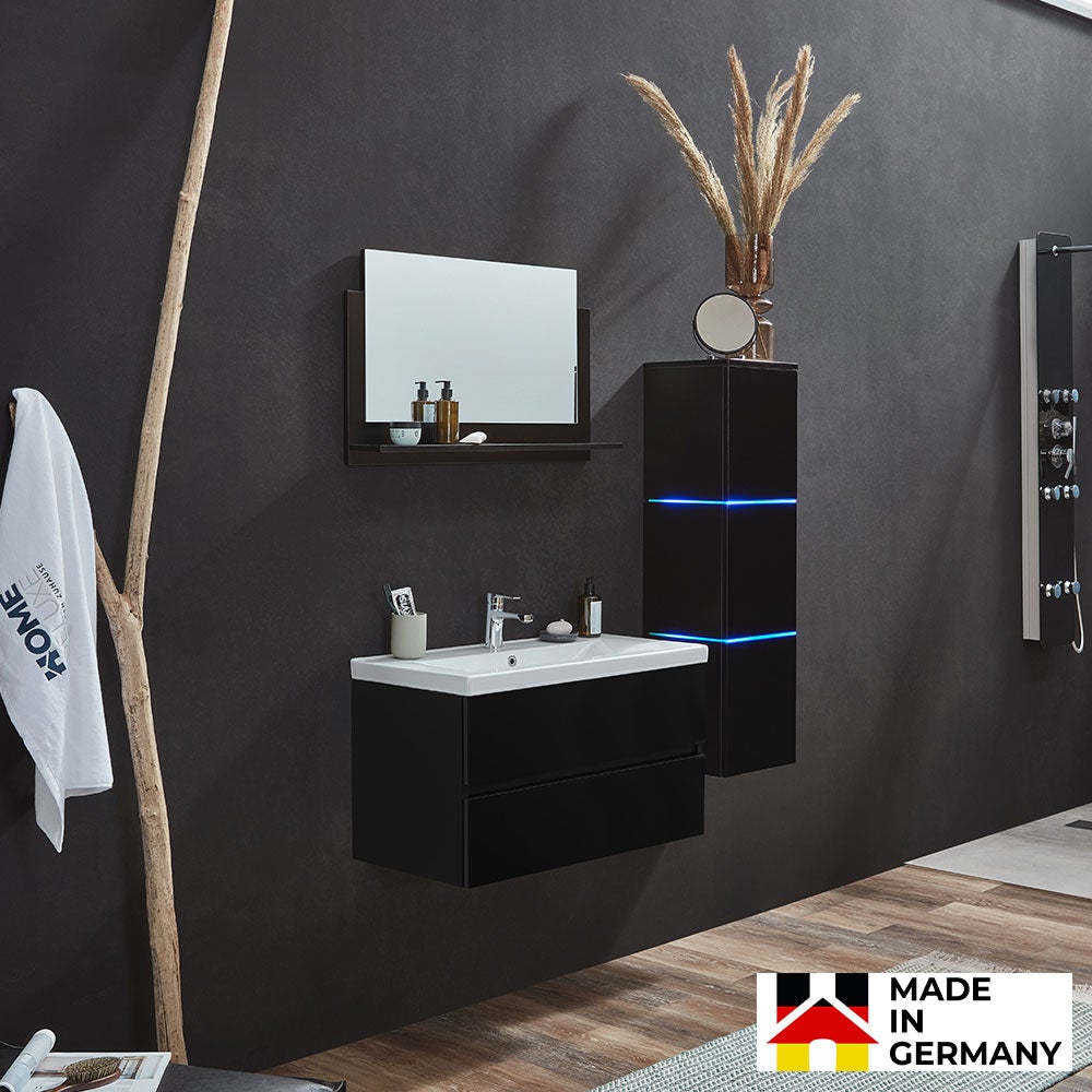 Ensemble Complet De Meubles De Salle De Bain HOME DELUXE WANGEROOGE BIG M - Blanc Made In