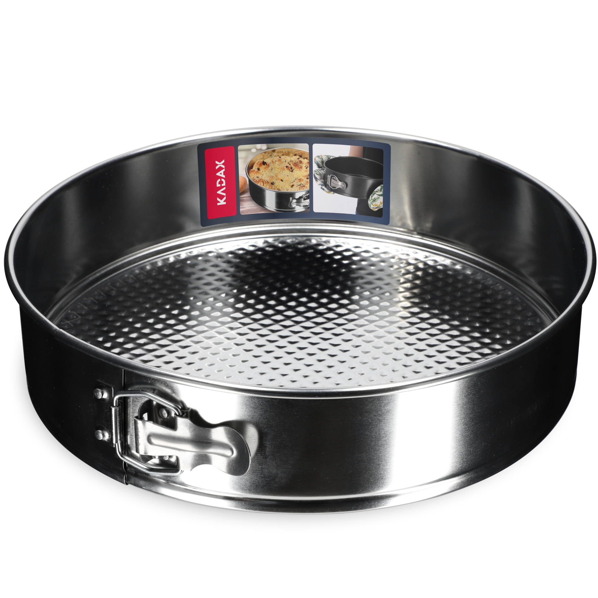 TORTOWNICA FORMA DO PIECZENIA CIASTA TORTU BLACHA OKRĄGŁA FOREMKA 30 cm