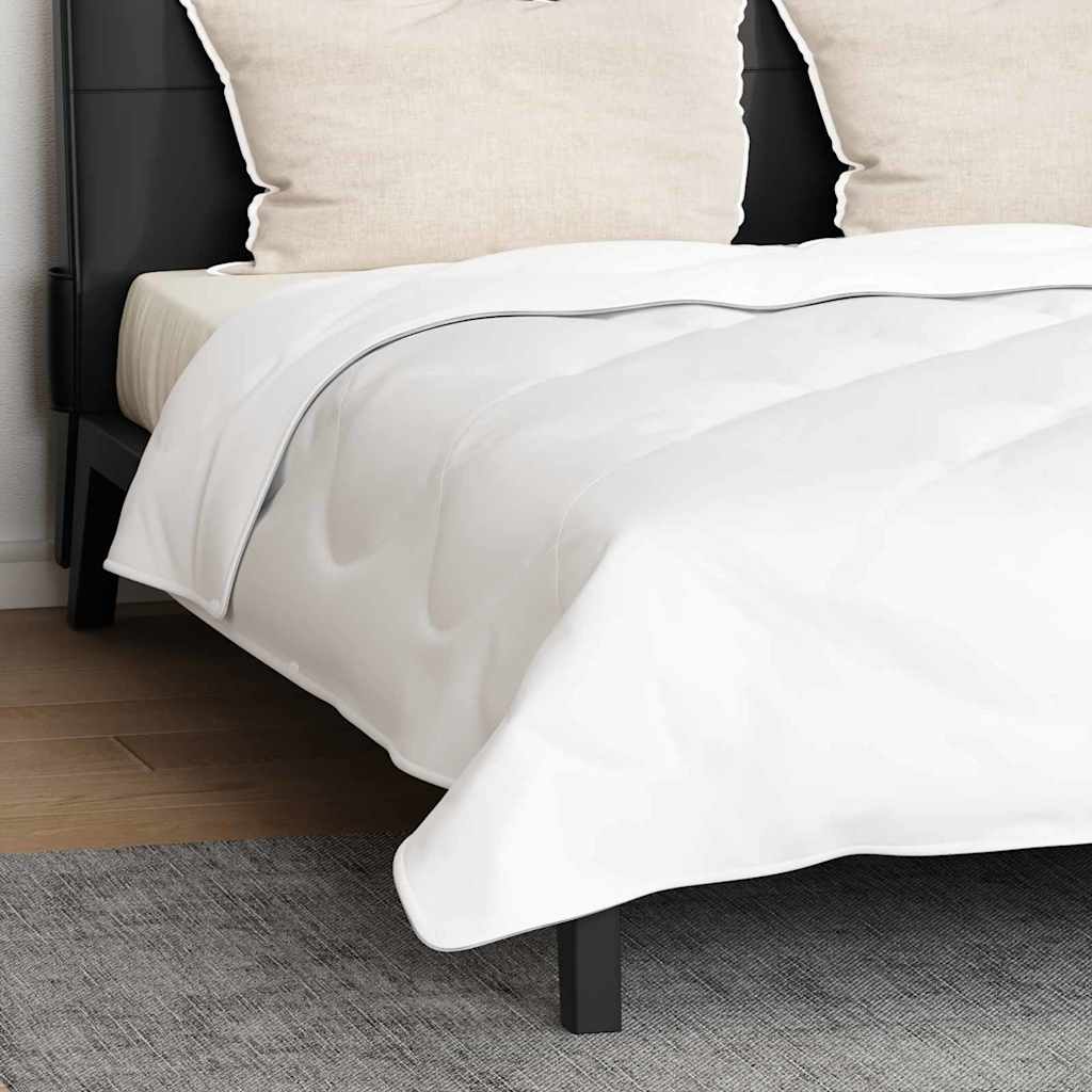 Ensemble de Couette avec oreiller 3 pcs | Duvet Blanc 200 x 220 cm Microfibre - 5