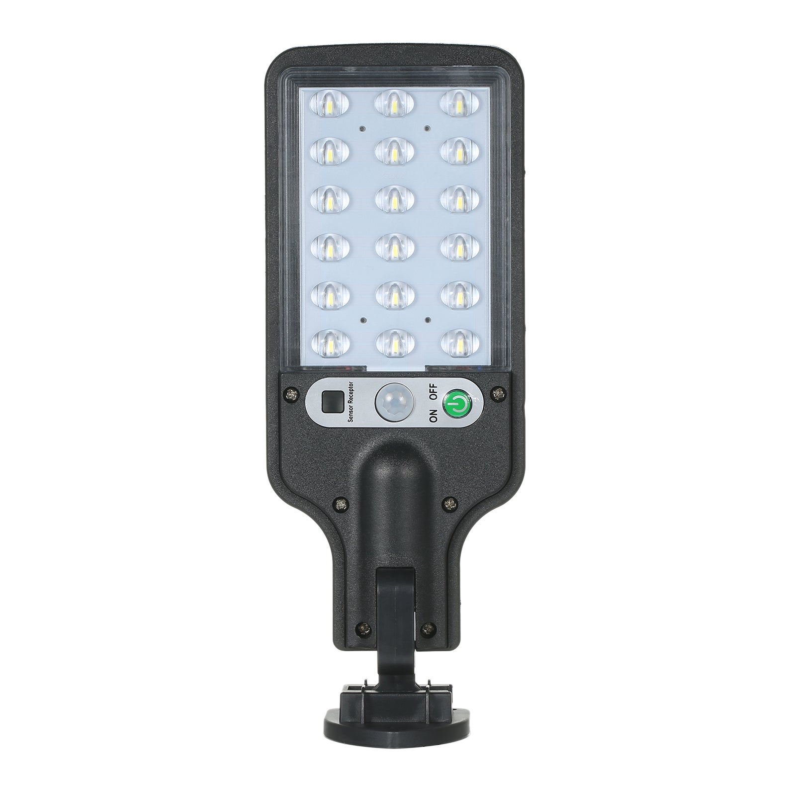 Zewnętrzna Uliczna Lampa Solarna - Czujnik Światła, PIR, 3 Tryby, IP44, Akumulator 1200mAh z Możliwością Ładowania
