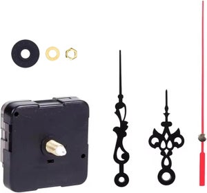 Movimento al quarzo, movimento super silenzioso per orologio da parete lungo - Silenzioso e preciso - Albero lungo 16,5 cm, meccanismo per orologio da | Leroy Merlin