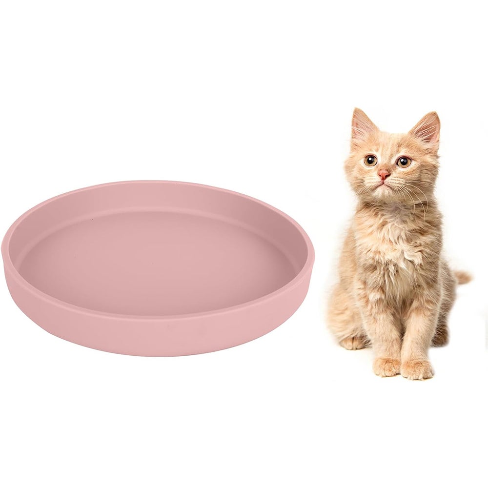 2 Pcs Tapis Gamelle Chien Et Chat, Tapis Gamelle Silicone Animaux, Tapis De Nourriture Pour Chiens, Tapis D'alimentation Pour Chien Et Chat, Tapis Nourriture Animal Compagnie (47x30cm Gris & Noir