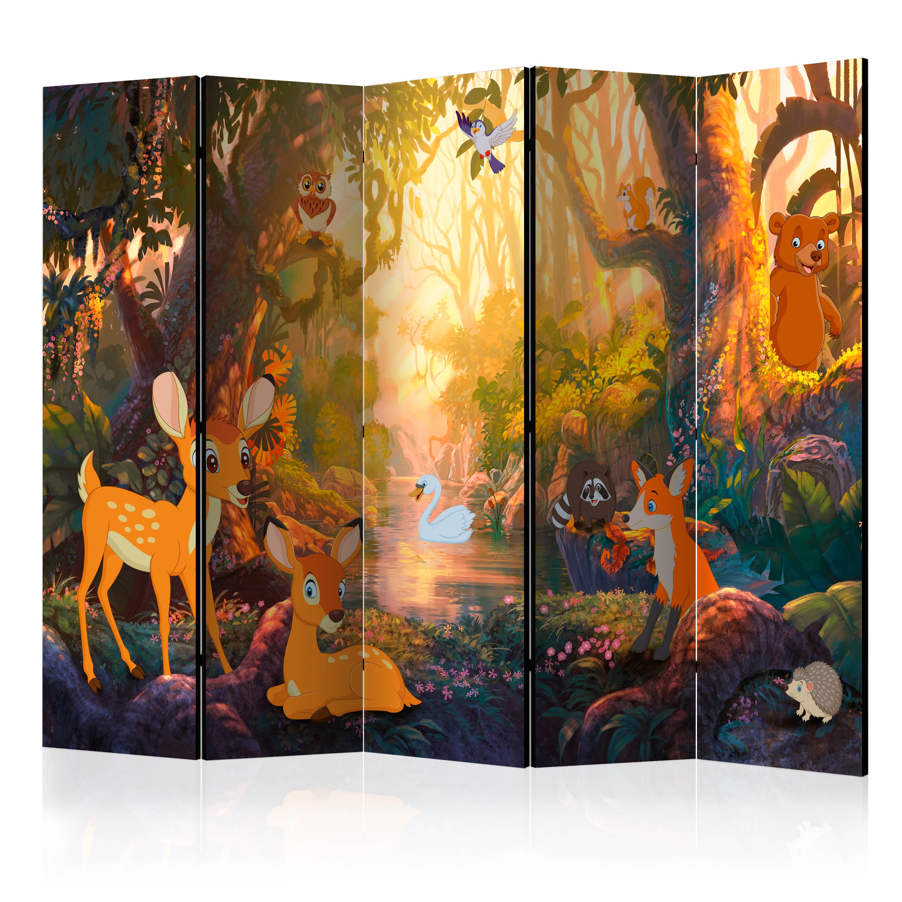 Biombo - In A Secret Forest Ii Ii (225x172 Cm) con Ofertas en