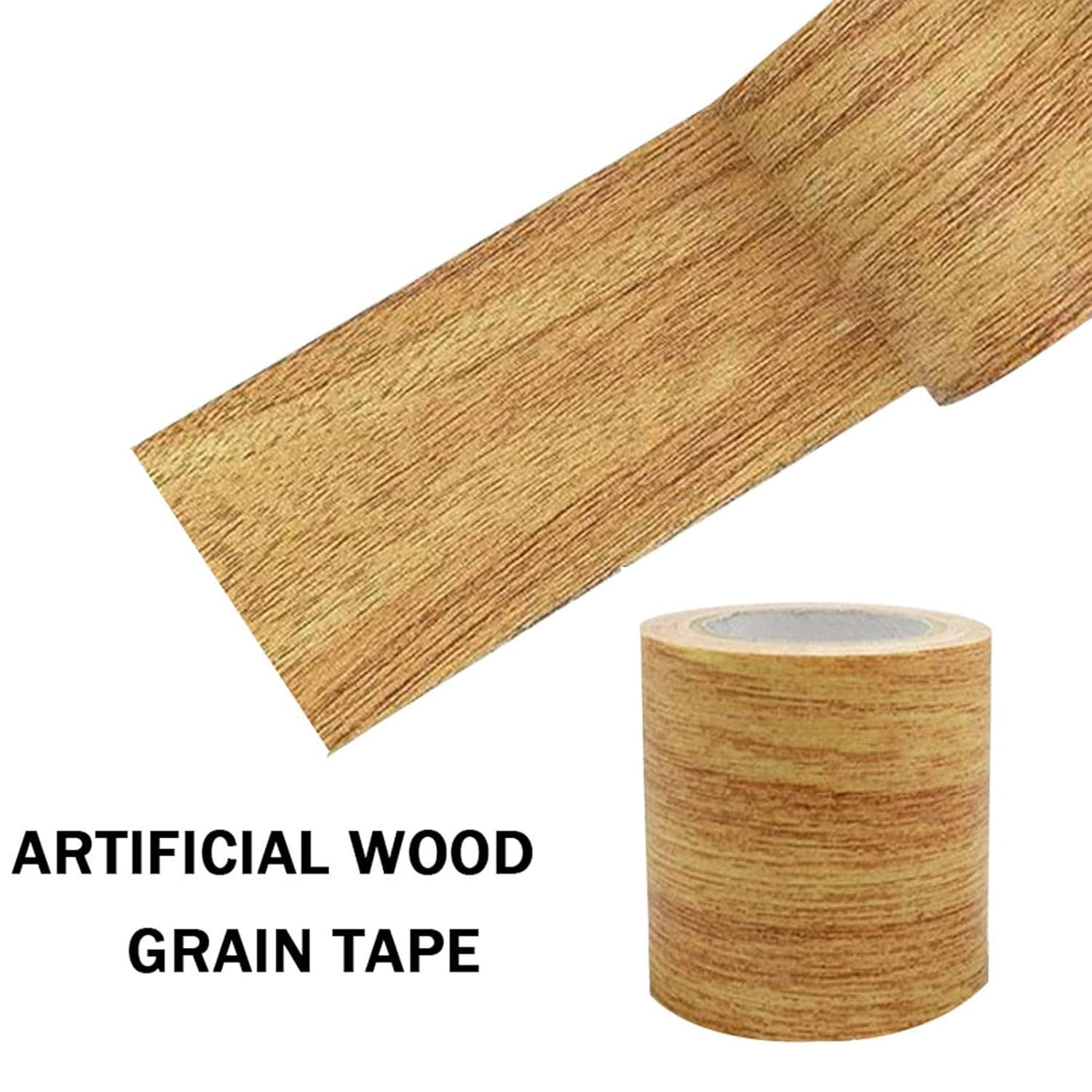 Ruban Adhésif Bois, Ruban Adhésif Réparation Meubles Adhésif Texturé Bois Imperméable pour Plancher Meubles Et Décoration La Maison (5.7cmx4.57m) - 3