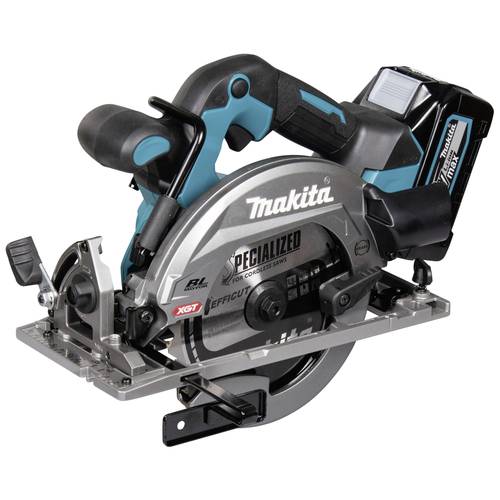 Makita HS012GD201 Scie circulaire portative sans fil Profondeur de coupe max. (90°) 57 mm + 2 batteries, + chargeur, +