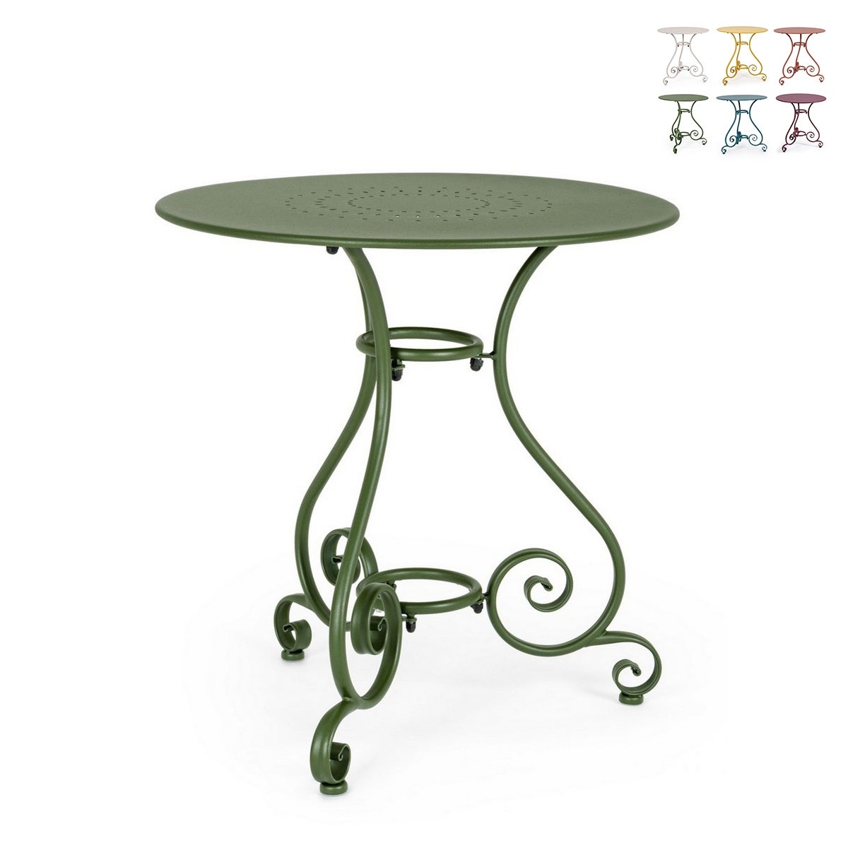 Andrea Bizzotto  Mesa De Exterior Redonda 70Cm 3 Patas Estilo Shabby Chic Etienne , Leroy Merlin