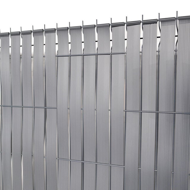Lamelle d'occultation rouleau PVC 60 ml recoupable- Occultant pour panneaux rigides ou grillage - couleur Gris 7016