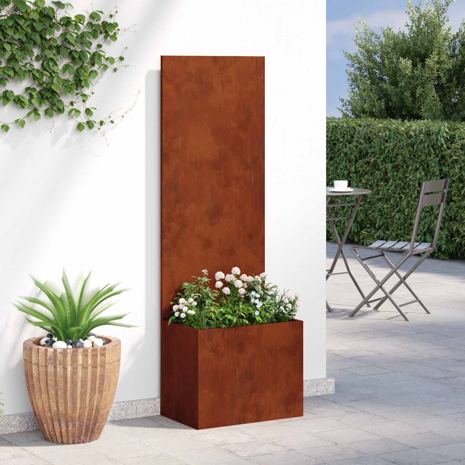 Écran de confidentialité de jardin Rouillé 50 x 32 x 150 cm vidaXL - 5